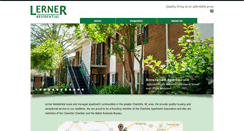 Desktop Screenshot of lernerapartments.com